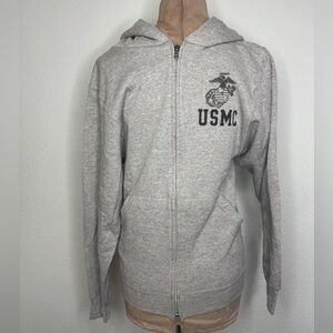 Repel Tech Gray Zip-Up Sweater, Size XS